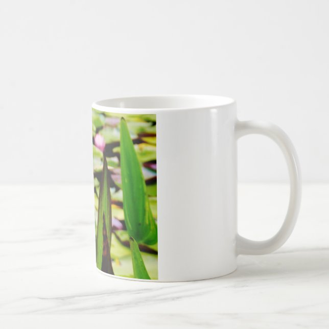 Mug Dragonfly lotus and purple flower (Droite)