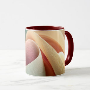 Mug Drapé abstrait avec dégradé pastel fluide