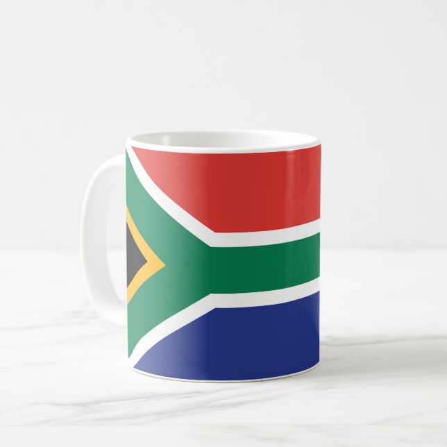 Mug Drapeau Afrique du Sud (Devant gauche)