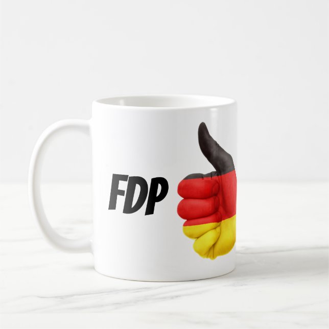 Mug Drapeau allemand FDP (Gauche)