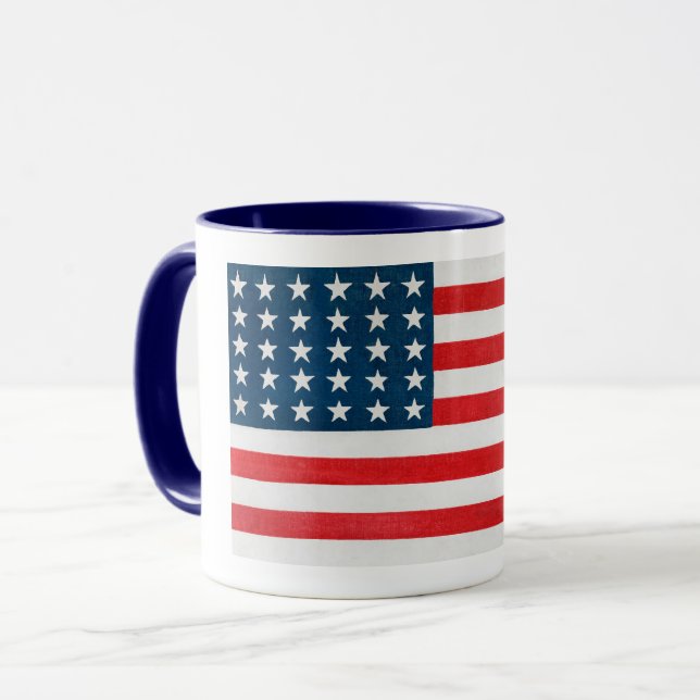 Mug Drapeau Américain  (Devant gauche)