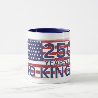 Mug Drapeau américain « 250 ans sans rois »