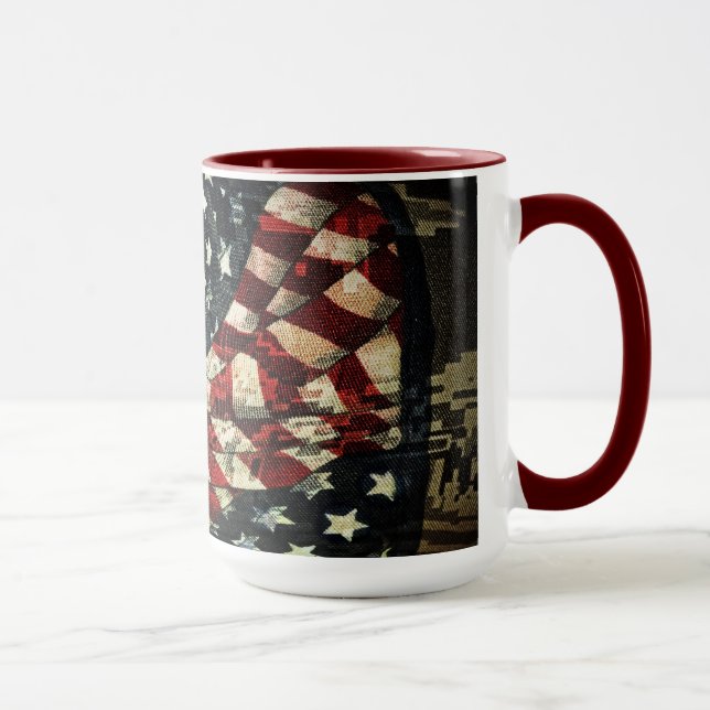 Mug Drapeau américain-Camouflage par Shirley Taylor (Droite)
