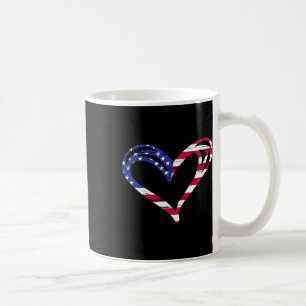 Mug Drapeau américain Coeur des forces armées patrioti
