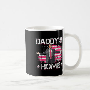 Mug Drapeau américain Daddys Accueil Trump 2024 Patrio