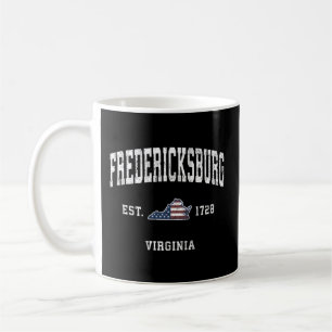 Mug Drapeau américain de Fredericksburg Virginie