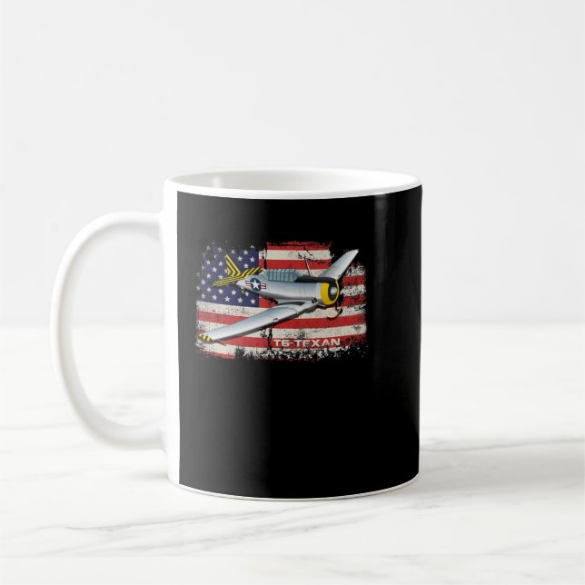 Mug Drapeau américain de phacochère A-10 patriotique (Gauche)