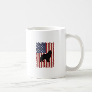 Mug Drapeau américain DOG de Terre-Neuve Patriotique V