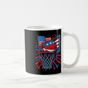 Mug Drapeau américain éclaboussure de couleur rouge bl