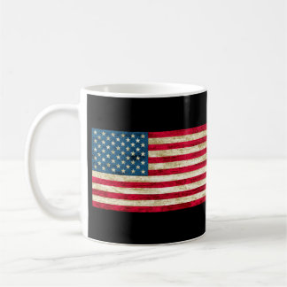 Mug Drapeau américain en détresse Americana Patriotiqu