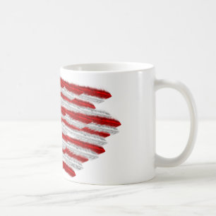 Mug Drapeau américain en plumes