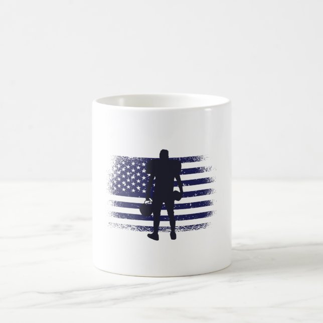 Mug Drapeau américain Fan Jersey Shirt USA (Centre)