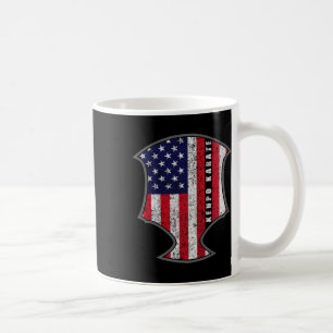 Mug Drapeau américain Kenpo Karate Fighter Roman patri