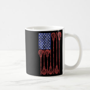 Mug Drapeau américain Lacrosse Stick