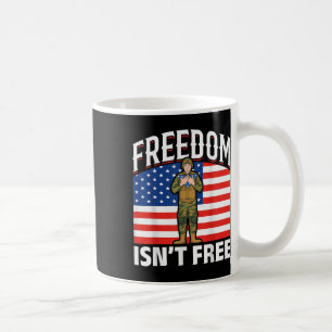Mug Drapeau américain Liberté Soldat Mem