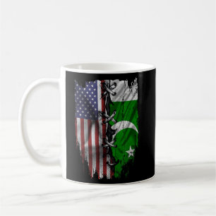 Mug Drapeau américain pakistanais cultivé USA Pakistan