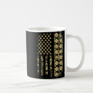 Mug Drapeau américain patriotique camouflage trèfle st