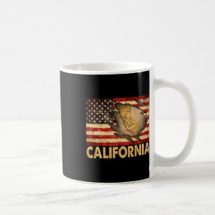 Mug Drapeau américain patriotique de Californie 4 juil