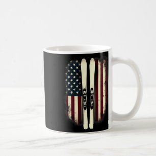 Mug Drapeau américain Ski alpin Skieur _6