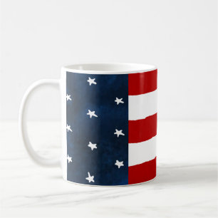 Mug Drapeau américain style américain Bold Americana