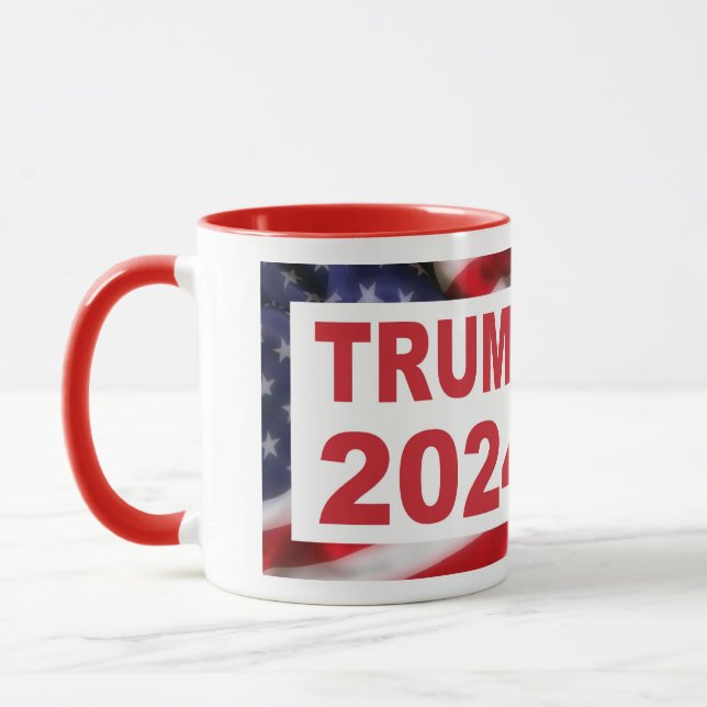 Mug Drapeau américain Trump 2024 (Gauche)