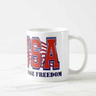 Mug Drapeau américain USA Liberté Patriotique