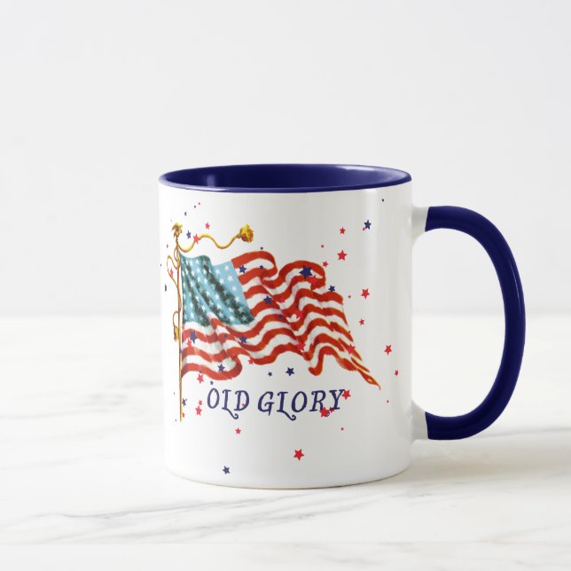 Mug Drapeau américain, vieille gloire (Droite)