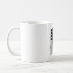 Mug Drapeau américain vintage vectoriel patriotique Gr