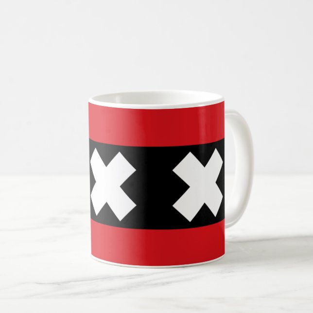 Mug Drapeau Amsterdam (Devant droit)