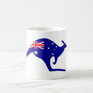 Mug Drapeau australien Kangaroo
