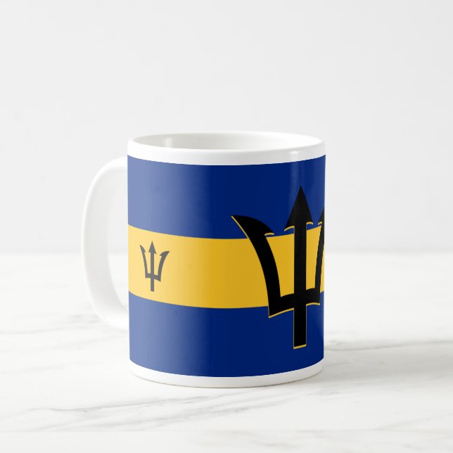 Mug Drapeau Barbade (Devant gauche)