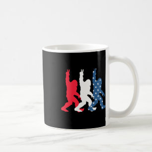 Mug Drapeau Bigfoot Usa - Fête de l'Indépendance - Pat
