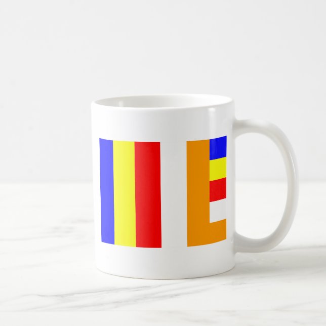 Mug Drapeau bouddhiste (Droite)