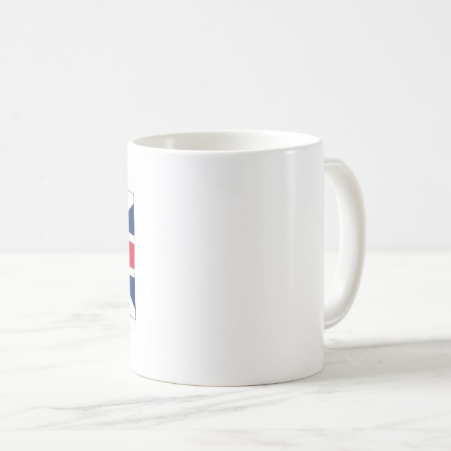 Mug Drapeau Britannique Dieu Sauvez Le Roi Thé / Café  (Devant droit)