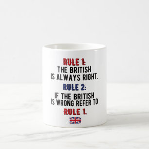 Mug Drapeau britannique Rots Grande-Bretagne Patrimoin