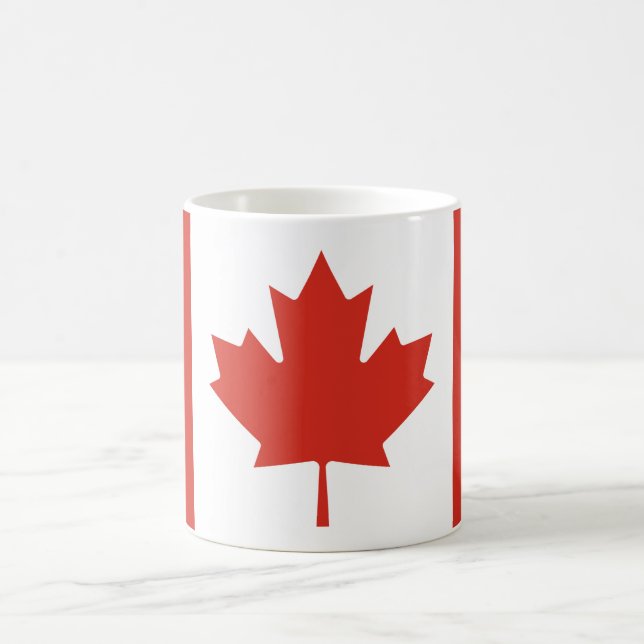 Mug Drapeau canadien (Feuille d'érable) (Canada) (Centre)