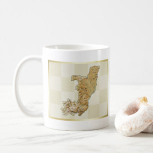 Mug Drapeau + Carte du Congo-Brazzaville