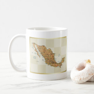 Mug Drapeau + Carte du Mexique
