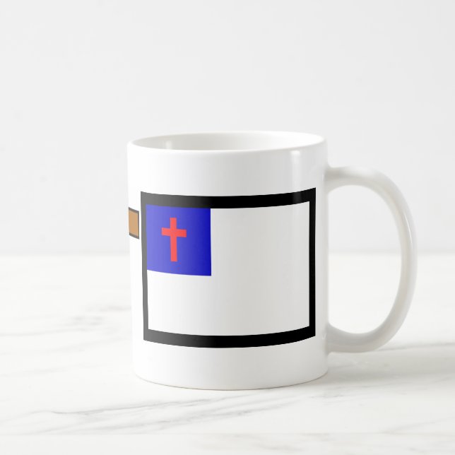 Mug Drapeau chrétien (Droite)