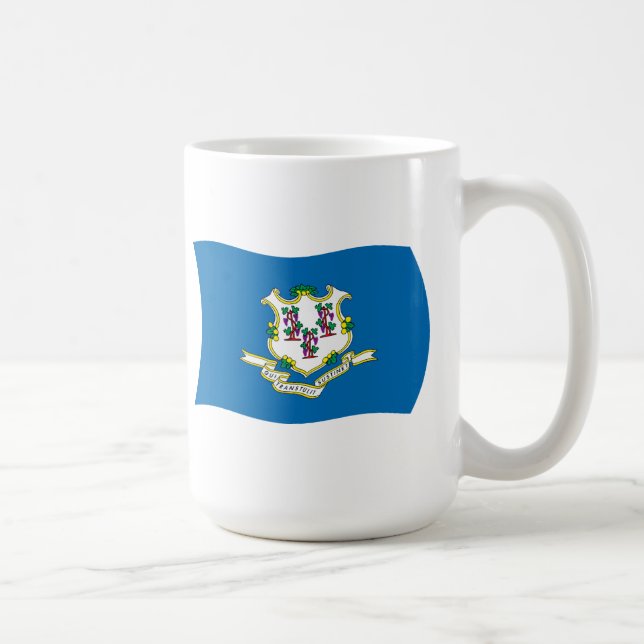 Mug Drapeau Connecticut (Droite)