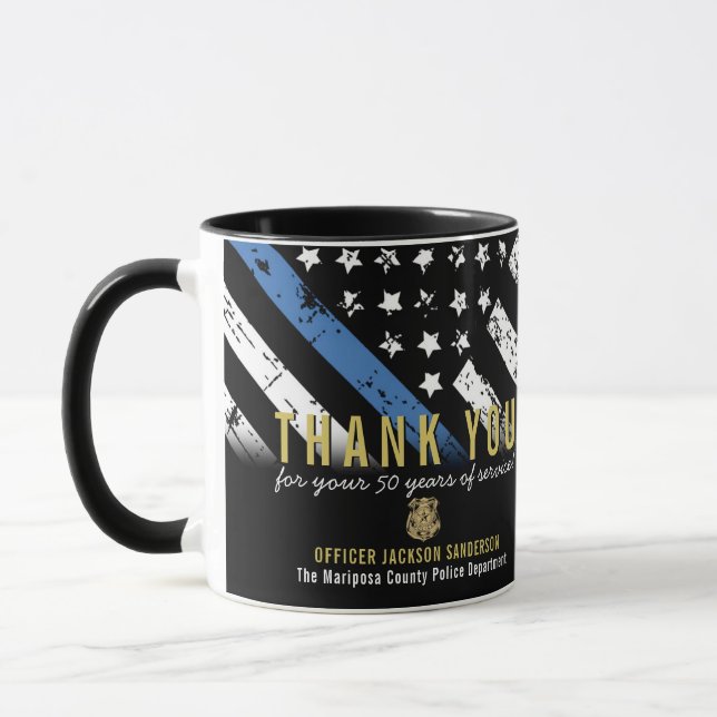 Mug Drapeau d'application de la loi de retraite de la  (Gauche)