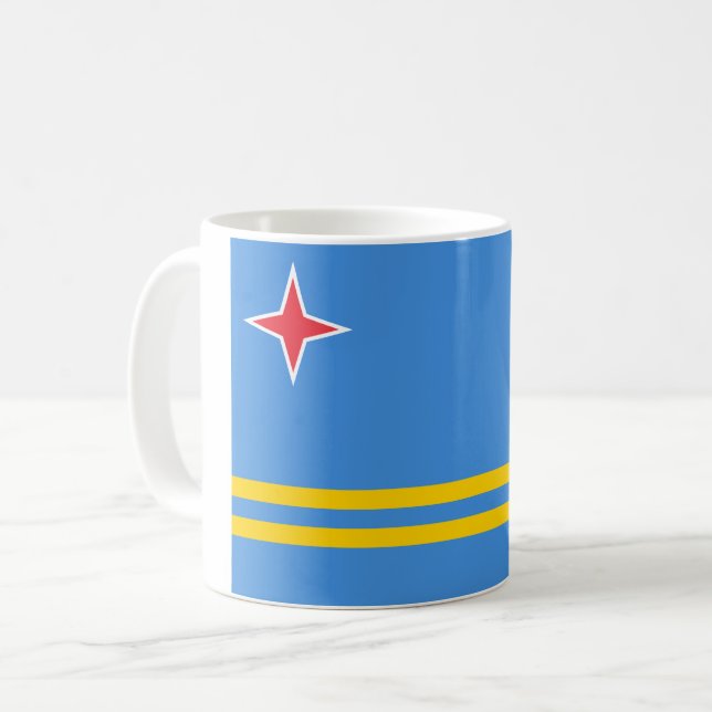 Mug Drapeau d'Aruba (Devant gauche)