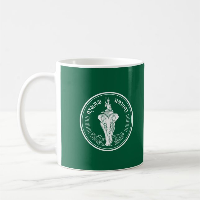 Mug Drapeau de Bangkok, Thailande de café (Gauche)