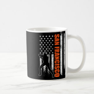 Mug Drapeau de baseball de San Francisco Usa Vintage P