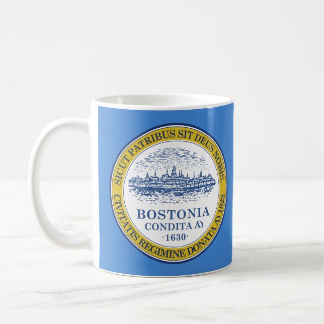 Mug Drapeau de Boston, Massachusetts (Gauche)