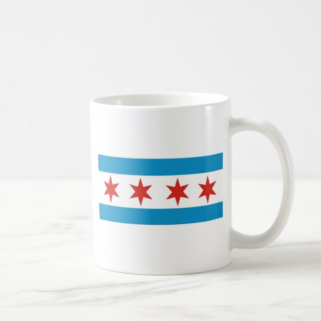 Mug drapeau de Chicago (Droite)