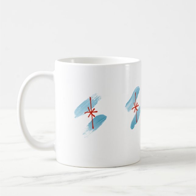 Mug Drapeau de Chicago (Gauche)