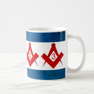 Mug Drapeau de Chicago/tasse de café orientale de la