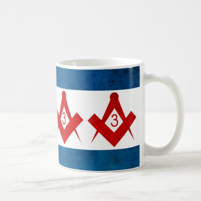 Mug Drapeau de Chicago/tasse de café orientale de la (Droite)