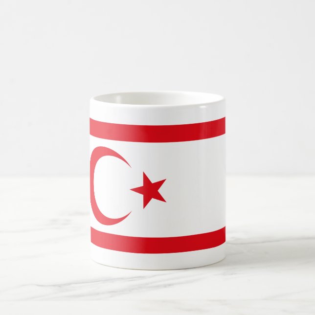 Mug Drapeau de Chypre du Nord (Centre)
